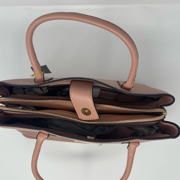 Bebe Aubrey Satchel, dark blush. Brand New